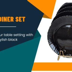 Black diner set