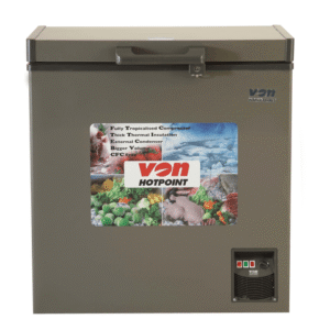 Von VAFC19DUS Showcase Freezer, 150L - Grey