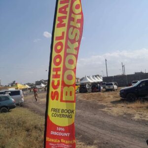 Tear drop banner